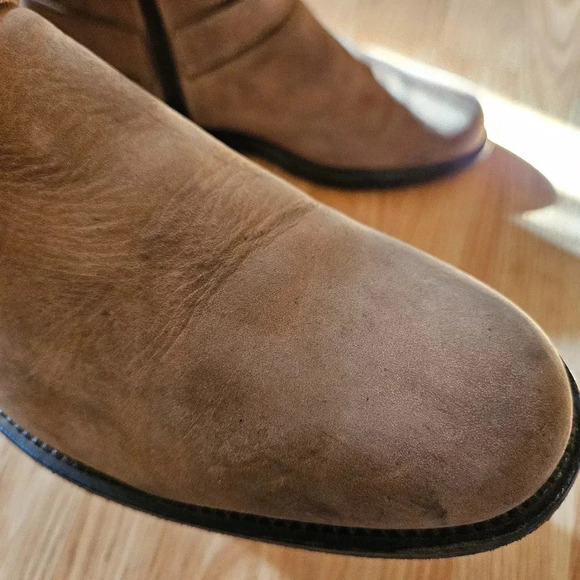 Donald J Pliner Men's  Moto Riding Biker Short Rider Brown Boho Fall Boots 8. - Picture 8 of 10